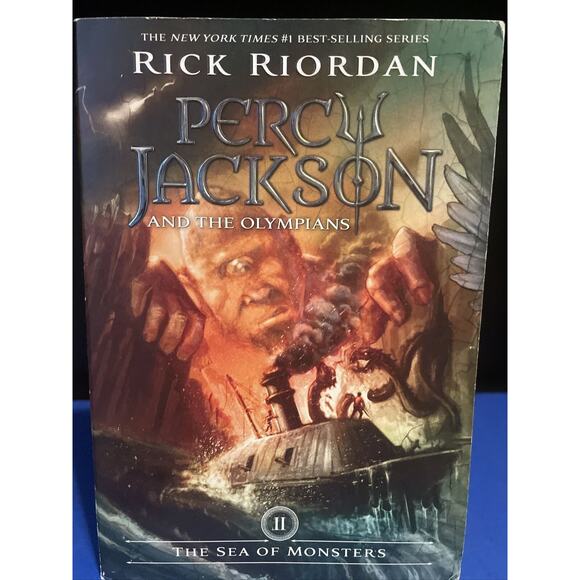 Percy Jackson and the Olympians Book 2 Sea of Monsters Rick Riordan - Picture 2 of 15